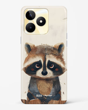 Blushing Raccoon [BREATHE] Hard Case Phone Cover (Realme)