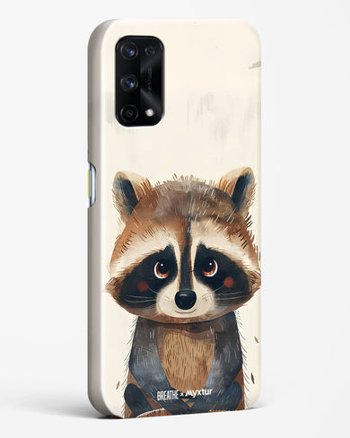Blushing Raccoon [BREATHE] Hard Case Phone Cover (Realme)