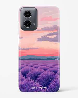 Lavender Fields Forever [BREATHE] Hard Case Phone Cover (Motorola)