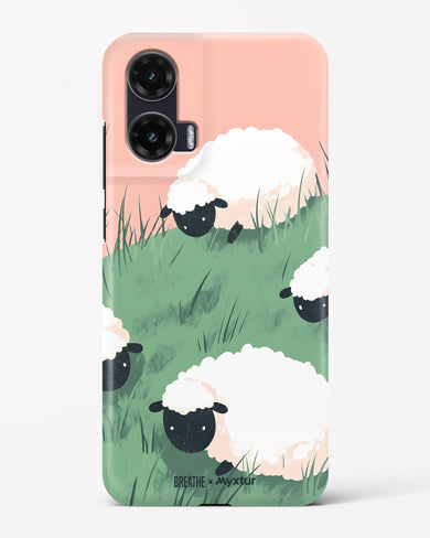 Marys Little Lambs [BREATHE] Hard Case Phone Cover (Motorola)
