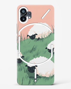 Marys Little Lambs [BREATHE] Hard Case Phone Cover (Nothing)