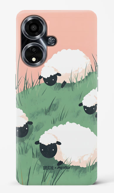 Marys Little Lambs [BREATHE] Hard Case Phone Cover (Oppo)