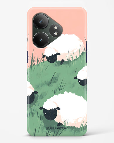Marys Little Lambs [BREATHE] Hard Case Phone Cover (Realme)