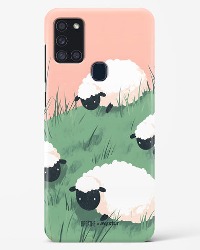 Marys Little Lambs [BREATHE] Hard Case Phone Cover (Samsung)