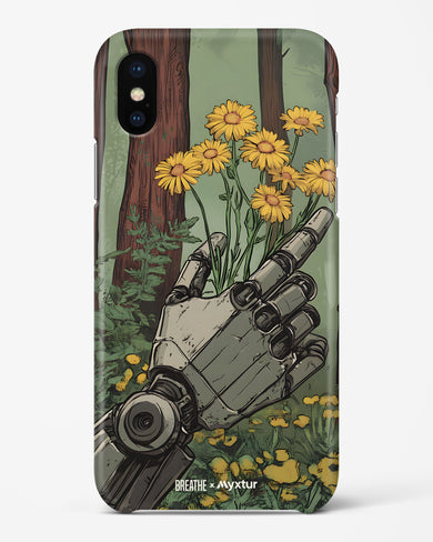 Metal and Bloom [BREATHE] Hard Case Phone Cover (Apple)