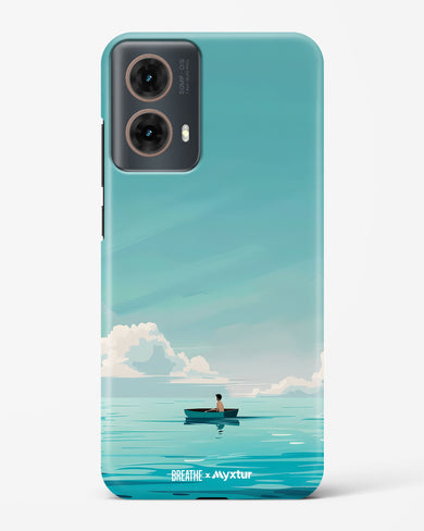 Ocean Calm [BREATHE] Hard Case Phone Cover (Motorola)