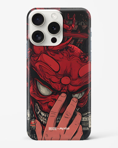 Oni Mask [BREATHE] Hard Case Phone Cover (Apple)