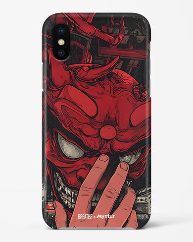 Oni Mask [BREATHE] Hard Case Phone Cover (Apple)