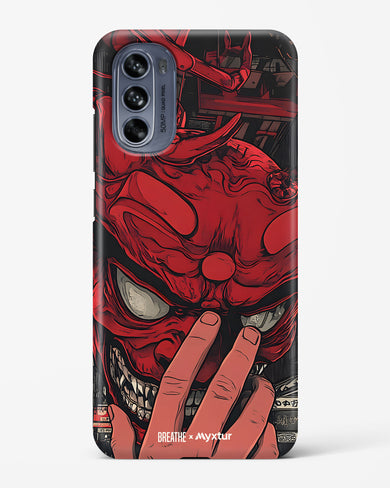 Oni Mask [BREATHE] Hard Case Phone Cover (Motorola)