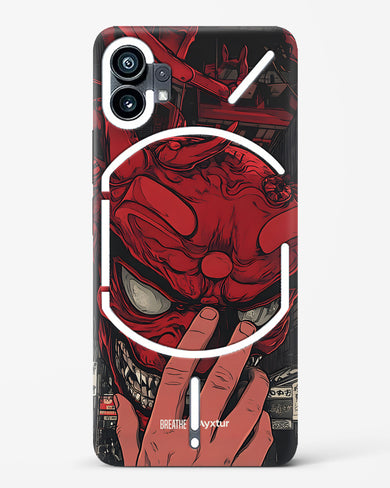 Oni Mask [BREATHE] Hard Case Phone Cover (Nothing)