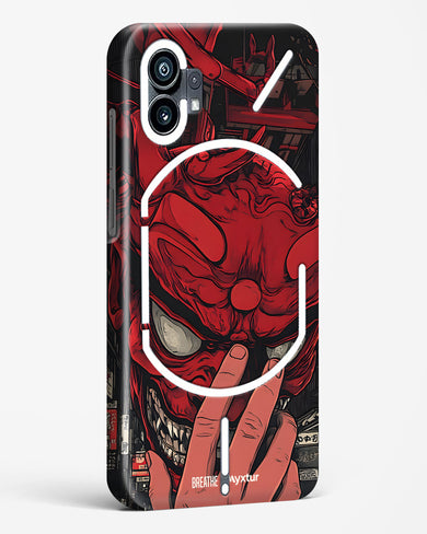 Oni Mask [BREATHE] Hard Case Phone Cover (Nothing)