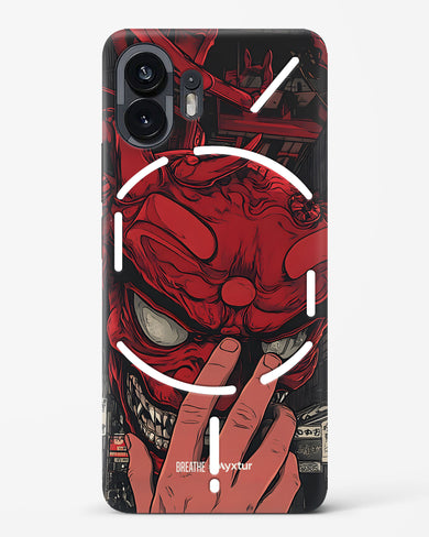 Oni Mask [BREATHE] Hard Case Phone Cover (Nothing)