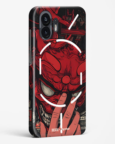 Oni Mask [BREATHE] Hard Case Phone Cover (Nothing)