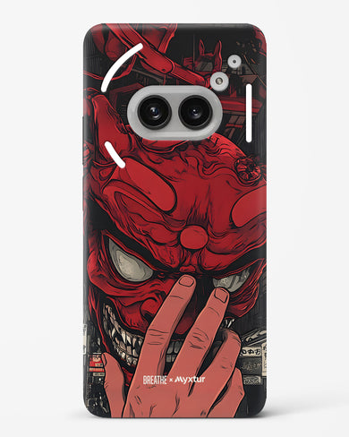 Oni Mask [BREATHE] Hard Case Phone Cover (Nothing)
