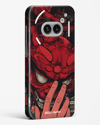 Oni Mask [BREATHE] Hard Case Phone Cover (Nothing)