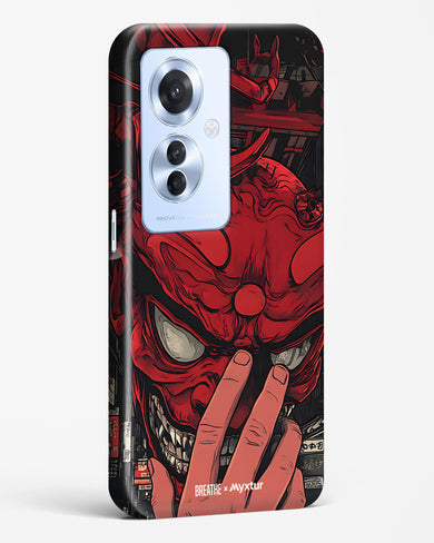Oni Mask [BREATHE] Hard Case Phone Cover (Oppo)