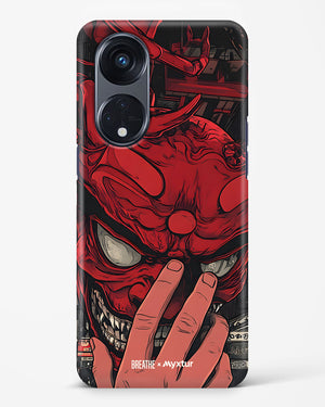 Oni Mask [BREATHE] Hard Case Phone Cover (Oppo)