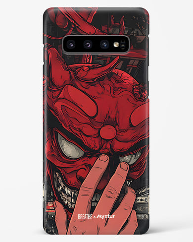 Oni Mask [BREATHE] Hard Case Phone Cover (Samsung)
