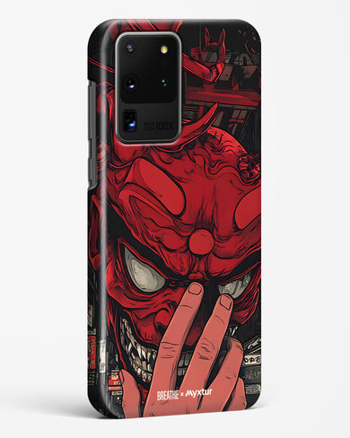 Oni Mask [BREATHE] Hard Case Phone Cover (Samsung)