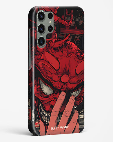 Oni Mask [BREATHE] Hard Case Phone Cover (Samsung)
