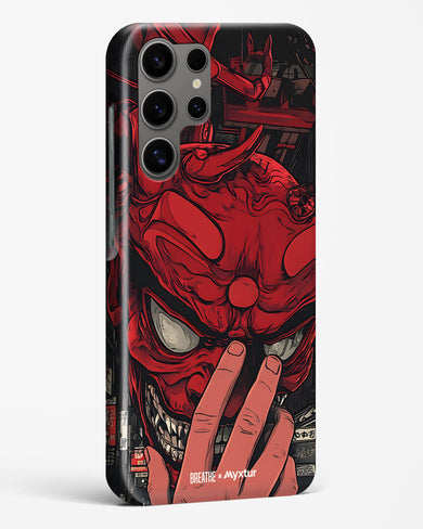 Oni Mask [BREATHE] Hard Case Phone Cover (Samsung)