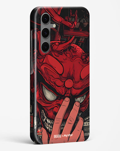 Oni Mask [BREATHE] Hard Case Phone Cover (Samsung)