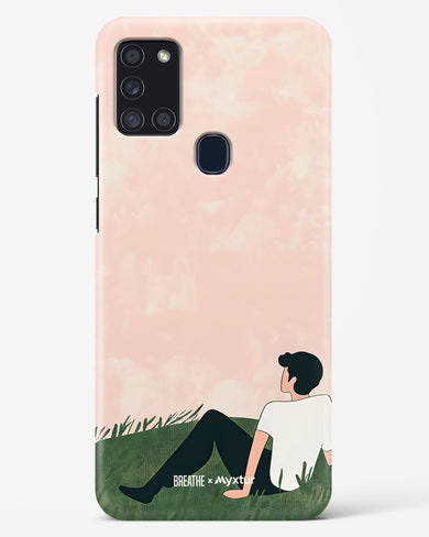 Whispering Grass [BREATHE] Hard Case Phone Cover (Samsung)