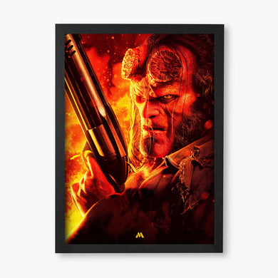 Hellboy Straight from Hell Art Poster Combo