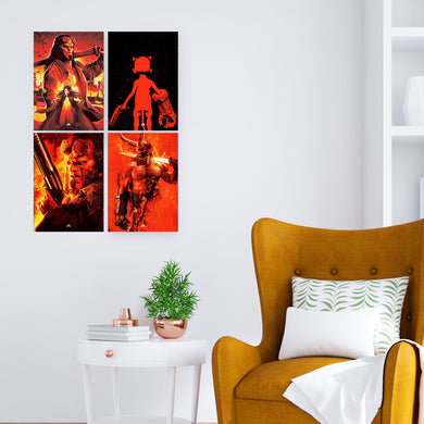 Hellboy Straight from Hell Art Poster-Combo