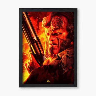 Hellboy Straight from Hell Art Poster-Combo