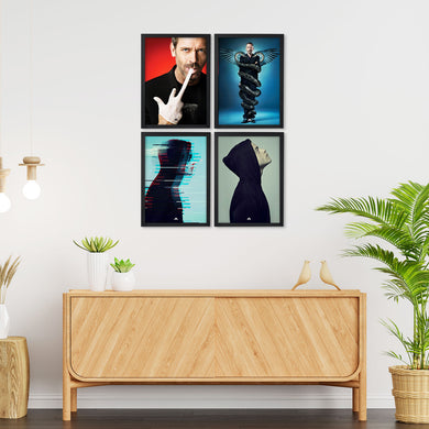 House meets Mr Robot Art Poster-Combo