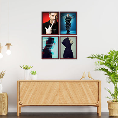 House meets Mr Robot Art Poster-Combo