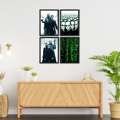 Matrix Movies Art Poster-Combo