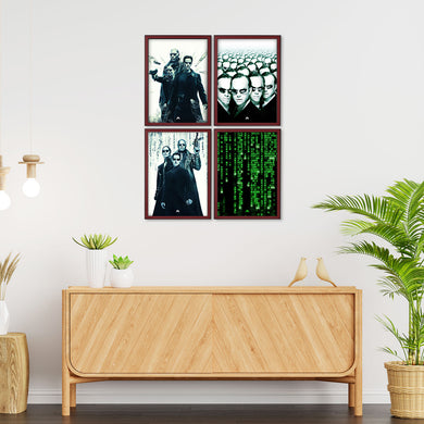 Matrix Movies Art Poster-Combo