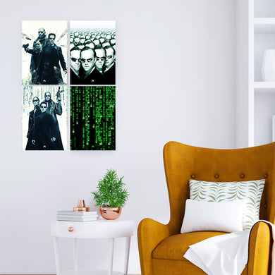 Matrix Movies Art Poster-Combo