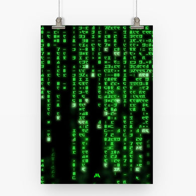 Matrix Movies Art Poster-Combo