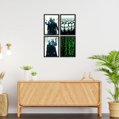 Matrix Movies Art Poster-Combo