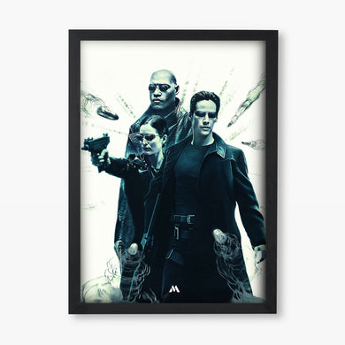 Matrix Movies Art Poster-Combo