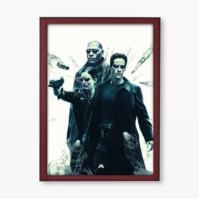 Matrix Movies Art Poster-Combo