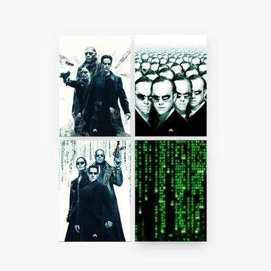 Matrix Movies Art Poster-Combo