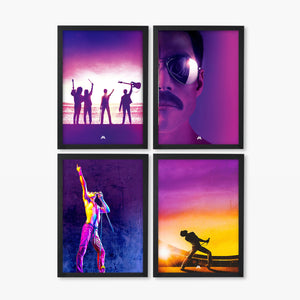 Queen-Rock n Roll Art Poster-Combo