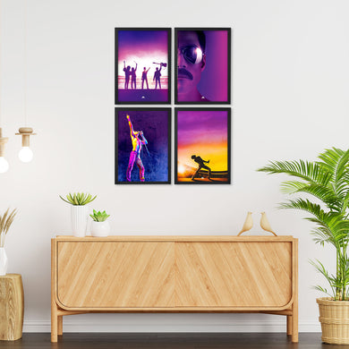 Queen-Rock n Roll Art Poster-Combo