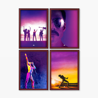 Queen-Rock n Roll Art Poster-Combo