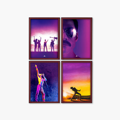 Queen-Rock n Roll Art Poster-Combo