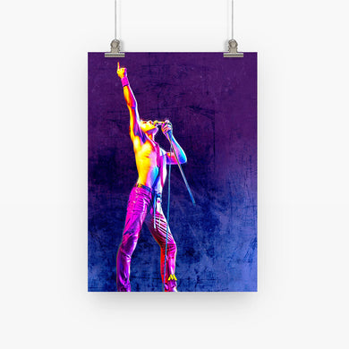 Queen-Rock n Roll Art Poster-Combo