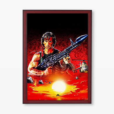 Rambo Movies Art Poster-Combo