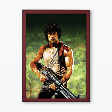 Rambo Movies Art Poster-Combo