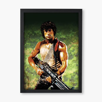 Rambo Movies Art Poster-Combo