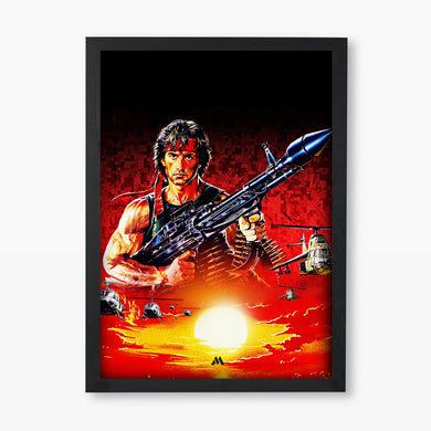 Rambo Movies Art Poster-Combo