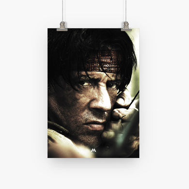 Rambo Movies Art Poster-Combo